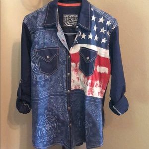 Affliction Women’s Button Down Independence Day